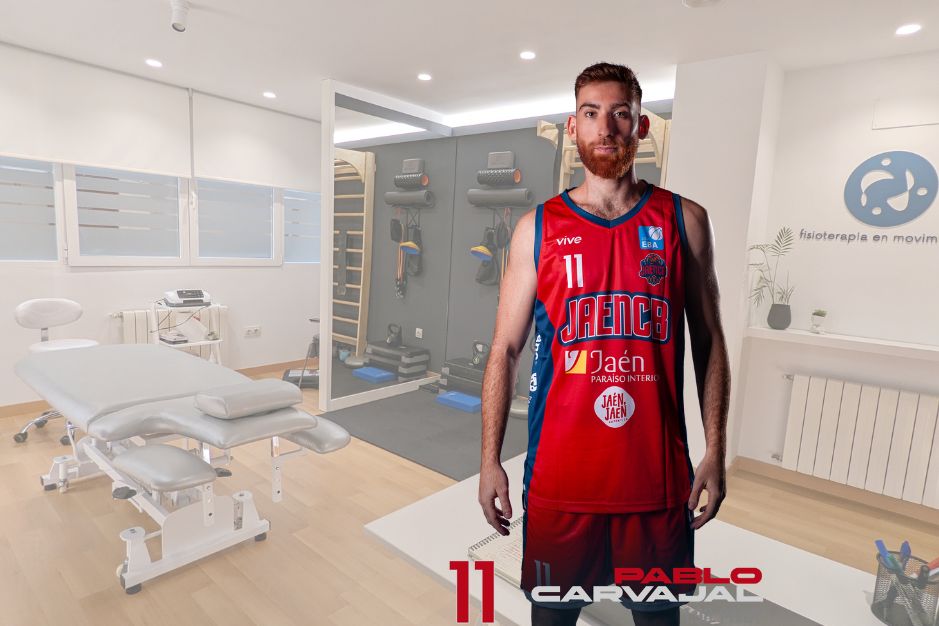 Fisioterapeuta oficial Jaén Club de Baloncesto fisioterapia Pablo carvajal