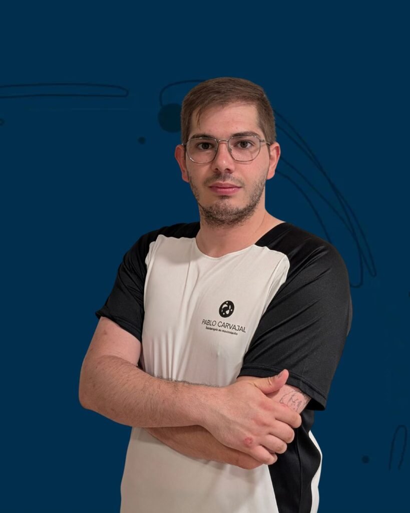 Adrian jimenez fisioterapeuta Clinica fisioterapia Jaén equipo Pablo Carvajal